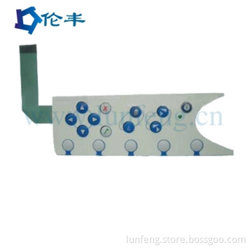 Poly Flat Type Keypad Membrane Switch Panel